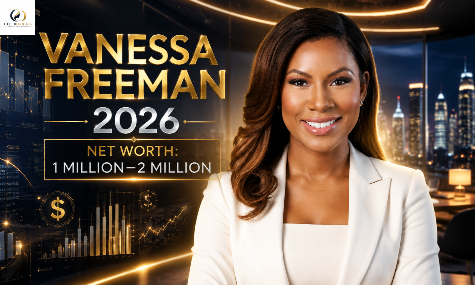 Vanessa Freeman television anchor and journalist portrait